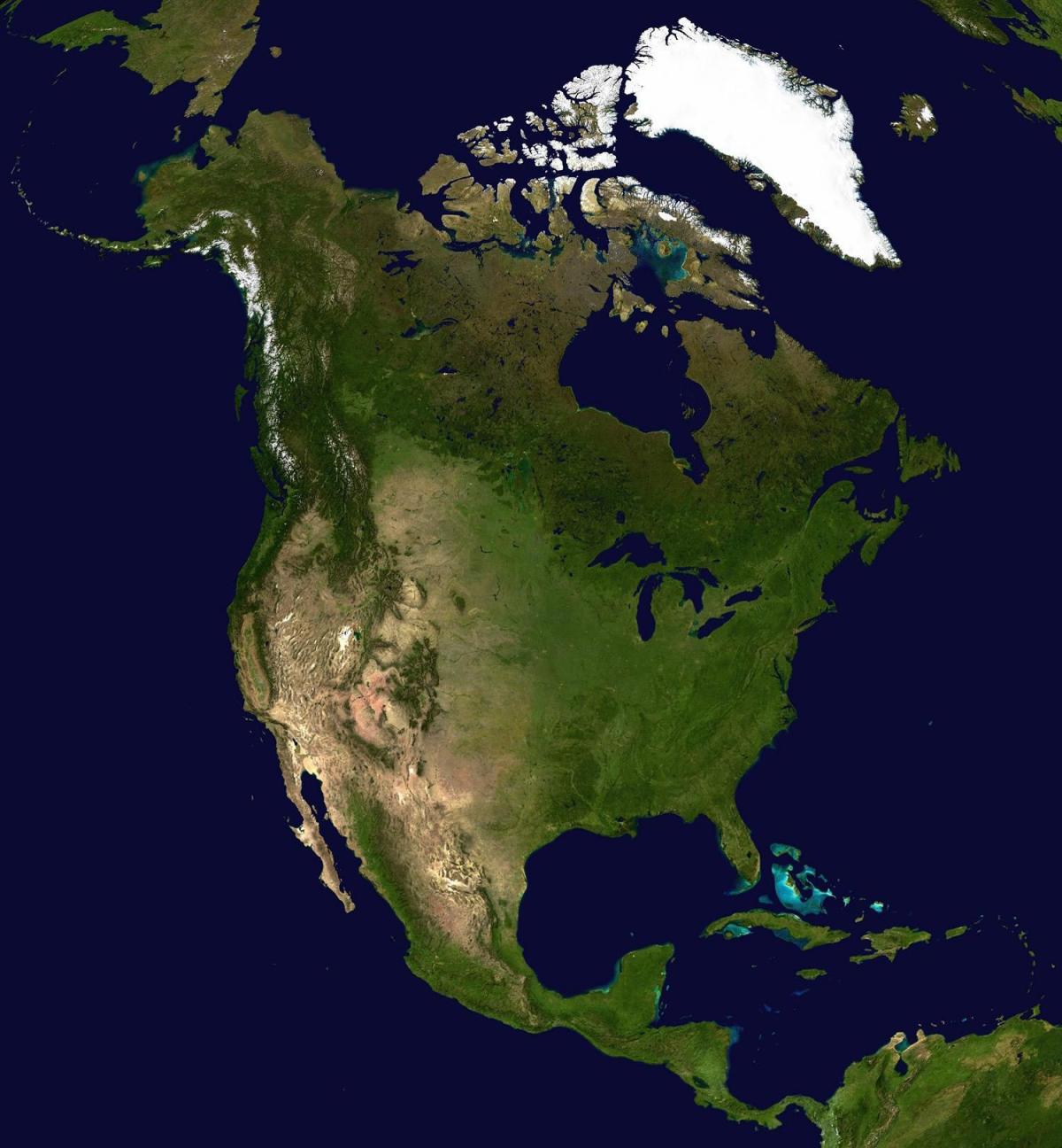 Carte du ciel du Canada